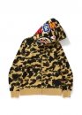 Bape 1st Camo Shark Full Zip Hoodie Yellow Bape 1st Camo Shark Full Zip Hoodie Yellow