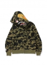 Купити зелений худі Bape 1st Camo Shark Full Zip Hoodie Green у Києві з доставкою по Україні