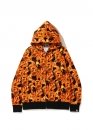 Купити помаранчевий худі Bape Flame Wide Full Zip Hoodie Orange у Києві з доставкою по Україні