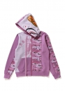Купити бежевий худі Bape Desert Camo Panel Shark Full Zip Hoodie Ladies у Києві з доставкою по Україні