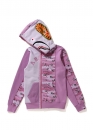 Купити бежевий худі Bape Desert Camo Panel Shark Full Zip Hoodie Ladies у Києві з доставкою по Україні