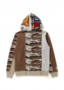 Купити бежевий худі Bape Desert Camo Panel Shark Full Zip Hoodie Ladies у Києві з доставкою по Україні