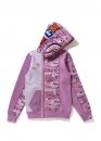 Bape Desert Camo Panel Shark Full Zip Hoodie Ladies 