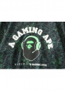 Чорно-зелений худі Bape Aape by A BATHING APE x Razer Neon Camo Full Zip Hoodie Unisex