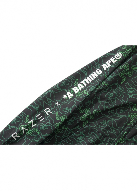 Bape Aape by A BATHING APE x Razer Neon Camo Full Zip Hoodie Unisex