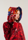 Червоний худі Bape Aape by A BATHING APE Tiger Color Red Camo Full Zip Hoodie Unisex