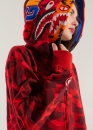 Червоний худі Bape Aape by A BATHING APE Tiger Color Red Camo Full Zip Hoodie Unisex