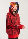 Червоний худі Bape Aape by A BATHING APE Tiger Color Red Camo Full Zip Hoodie Unisex