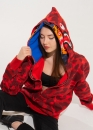 Червоний худі Bape Aape by A BATHING APE Tiger Color Red Camo Full Zip Hoodie Unisex
