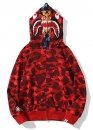 Bape Aape by A BATHING APE Tiger Color Red Camo Full Zip Hoodie Unisex