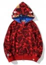 Bape Aape by A BATHING APE Tiger Color Red Camo Full Zip Hoodie Unisex
