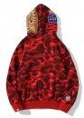 Bape Aape by A BATHING APE Tiger Color Red Camo Full Zip Hoodie Unisex