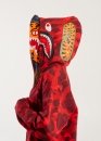 Bape Aape by A BATHING APE Tiger Color Red Camo Full Zip Hoodie Unisex