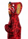Bape Aape by A BATHING APE Tiger Color Red Camo Full Zip Hoodie Unisex