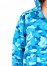 Блакитний худі Bape Aape by A BATHING APE Shark Big ABC Blue Camo Full Zip Hoodie Unisex
