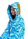 Bape Aape by A BATHING APE Shark Big ABC Blue Camo Full Zip Hoodie Unisex