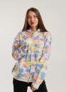 Білий худі Bape Aape by A BATHING APE New Multi Camo Shark Relaxed Full Zip Hoodie Unisex