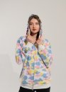 Білий худі Bape Aape by A BATHING APE New Multi Camo Shark Relaxed Full Zip Hoodie Unisex