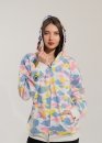 Білий худі Bape Aape by A BATHING APE New Multi Camo Shark Relaxed Full Zip Hoodie Unisex