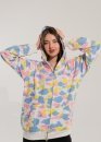 Білий худі Bape Aape by A BATHING APE New Multi Camo Shark Relaxed Full Zip Hoodie Unisex