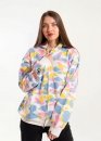Белый худи Bape Aape by A BATHING APE New Multi Camo Shark Relaxed Full Zip Hoodie Unisex