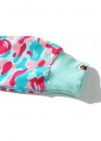 Бирюзово-розовый худи Bape Aape by A BATHING APE Miami Shark Blue Pink Camo Full Zip Hoodie Unisex