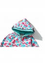 Бирюзово-розовый худи Bape Aape by A BATHING APE Miami Shark Blue Pink Camo Full Zip Hoodie Unisex