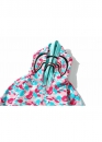 Бирюзово-розовый худи Bape Aape by A BATHING APE Miami Shark Blue Pink Camo Full Zip Hoodie Unisex