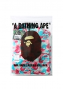 Бирюзово-розовый худи Bape Aape by A BATHING APE Miami Shark Blue Pink Camo Full Zip Hoodie Unisex