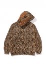 Леопардовий худі Bape Wild Leopard Pattern Shark Relaxed Fit Full Zip Hoodie