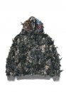 Bape Tree Edge Camo Laser Cut Cropped Shark Full Zip Hoodie