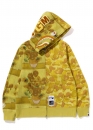 Жовтий худі Bape Aape by A BATHING APE x Van Gogh Museum Shark Full Zip Hoodie Unisex