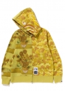 Жовтий худі Bape Aape by A BATHING APE x Van Gogh Museum Shark Full Zip Hoodie Unisex