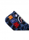 Синій худі Bape Aape by A BATHING APE Shark Color Navy Camo Full Zip Hoodie Unisex
