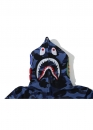 Синій худі Bape Aape by A BATHING APE Shark Color Navy Camo Full Zip Hoodie Unisex