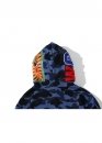 Синій худі Bape Aape by A BATHING APE Shark Color Navy Camo Full Zip Hoodie Unisex