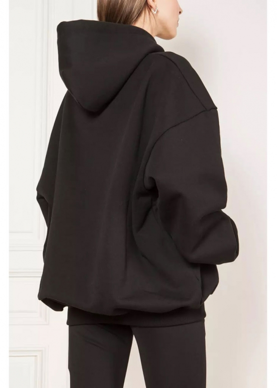 Чорний худі Balenciaga BB Mode Print Color Black Hoodie Unisex