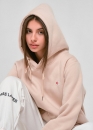 Champion Reverse Weave Color Beige Hoodie Unisex