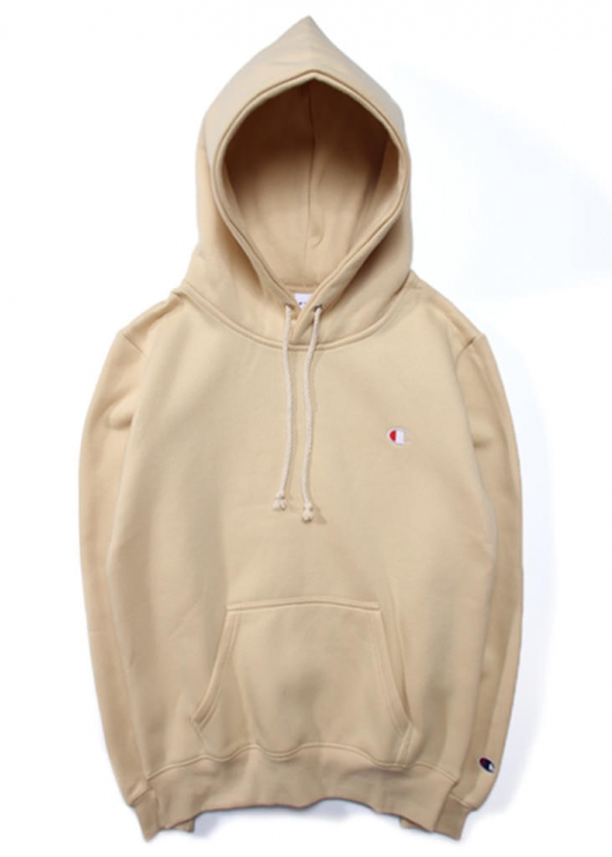 Бежевый худи Champion Reverse Weave Color Beige Hoodie Unisex