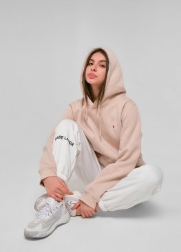 Champion Reverse Weave Beige Hoodie Unisex - HH1111 Champion Reverse Weave Beige Hoodie Unisex - HH1111