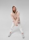 Бежевый худи Champion Reverse Weave Color Beige Hoodie Unisex