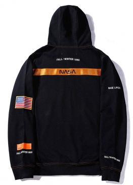 NASA x Heron Preston Black Hoodie Unisex - HI1112