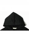 Off White Art Chaos Color Black Hoodie Unisex