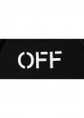 Off White Art Chaos Color Black Hoodie Unisex
