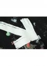 Off White Art Chaos Color Black Hoodie Unisex