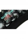 Off White Art Chaos Color Black Hoodie Unisex