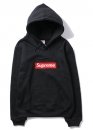 Supreme Box Logo Color Black Hoodie Unisex