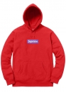 Червоний худі Supreme Box Logo Color Red Hoodie Unisex