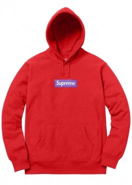 Червоний худі Supreme Box Logo Red Hoodie Unisex - HS1126