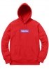 Червоний худі Supreme Box Logo Red Hoodie Unisex - HS1126